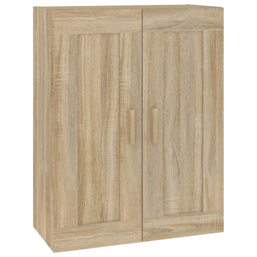 vidaXL Wandkast 69,5x32,5x90 cm bewerkt hout sonoma eikenkleurig