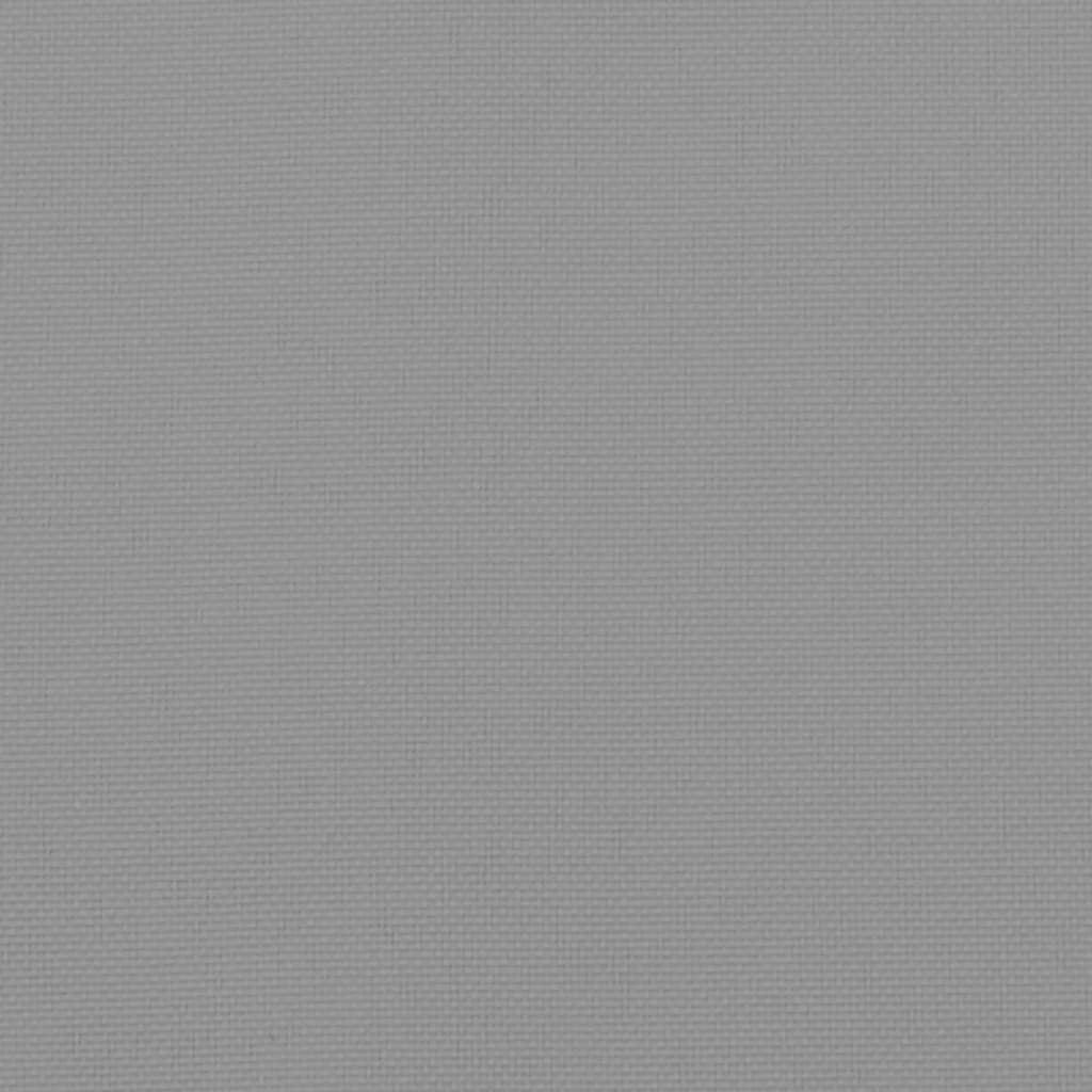vidaXL Tuinbankkussen 110x50x7 cm stof grijs