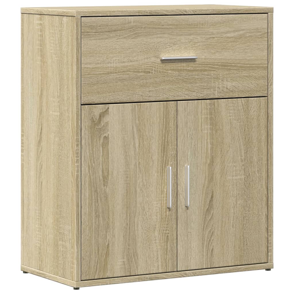 vidaXL Dressoir 60x31x70 cm bewerkt hout sonoma eikenkleurig