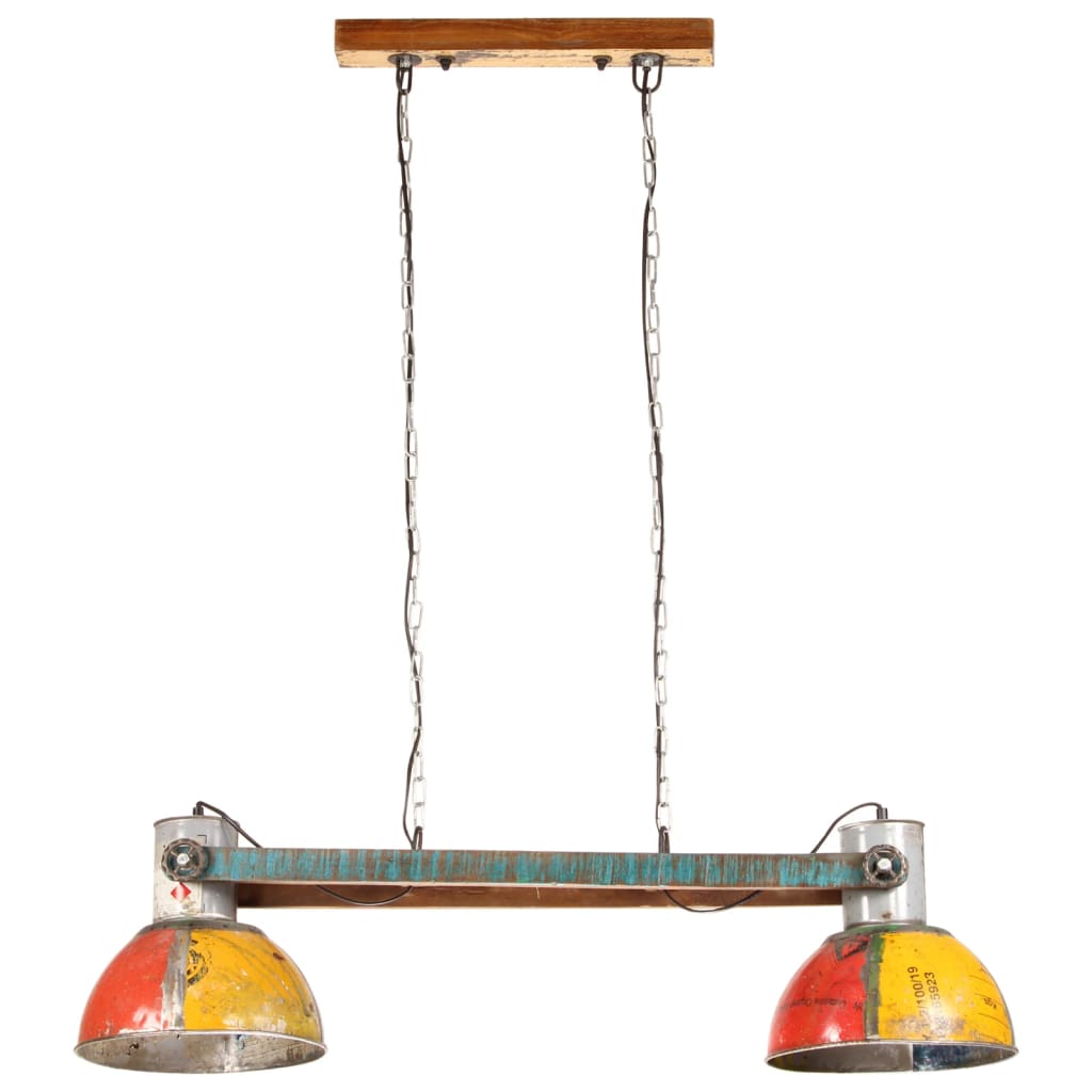 vidaXL Hanglamp industrieel 25 W E27 111 cm meerkleurig