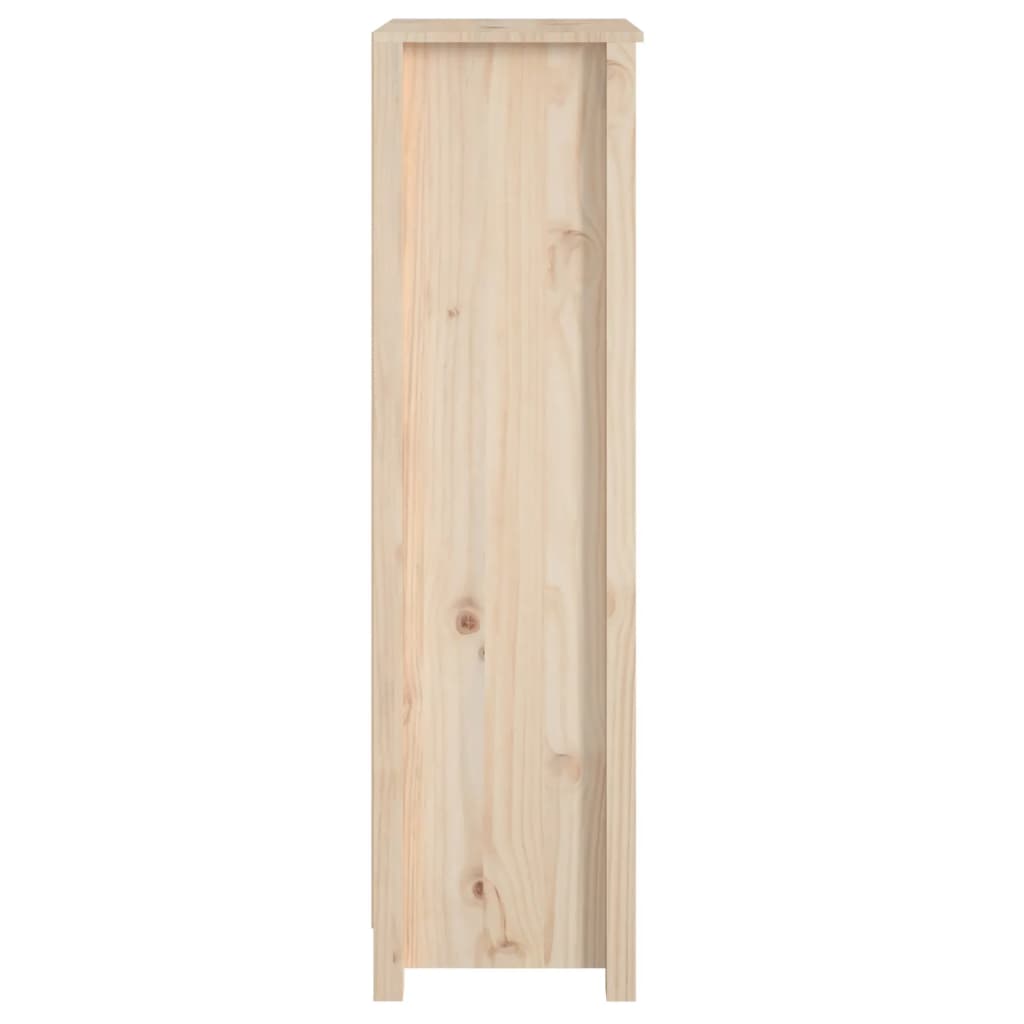 vidaXL Boekenkast 50x35x125,5 cm massief grenenhout