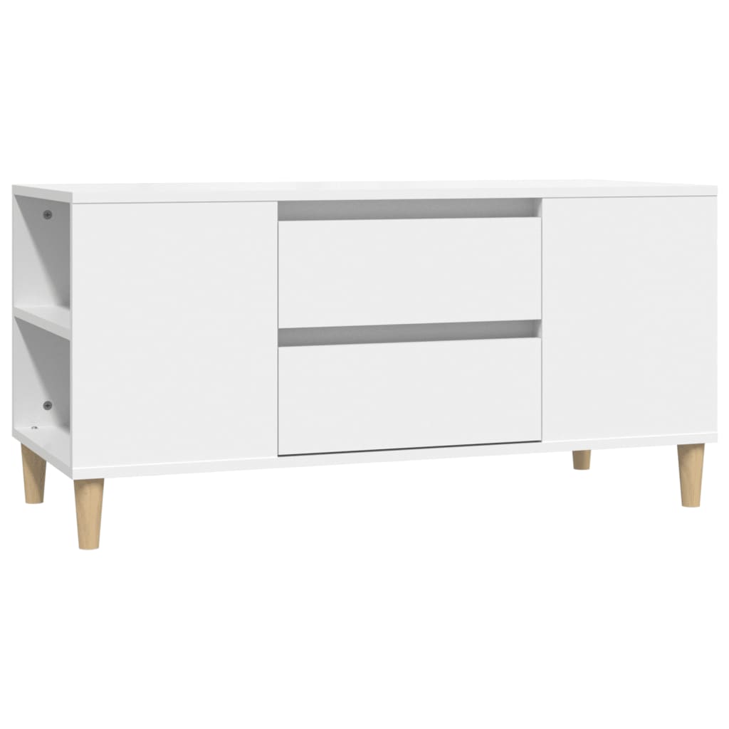 vidaXL Tv-meubel 102x44,5x50 cm bewerkt hout grijs sonoma eikenkleurig