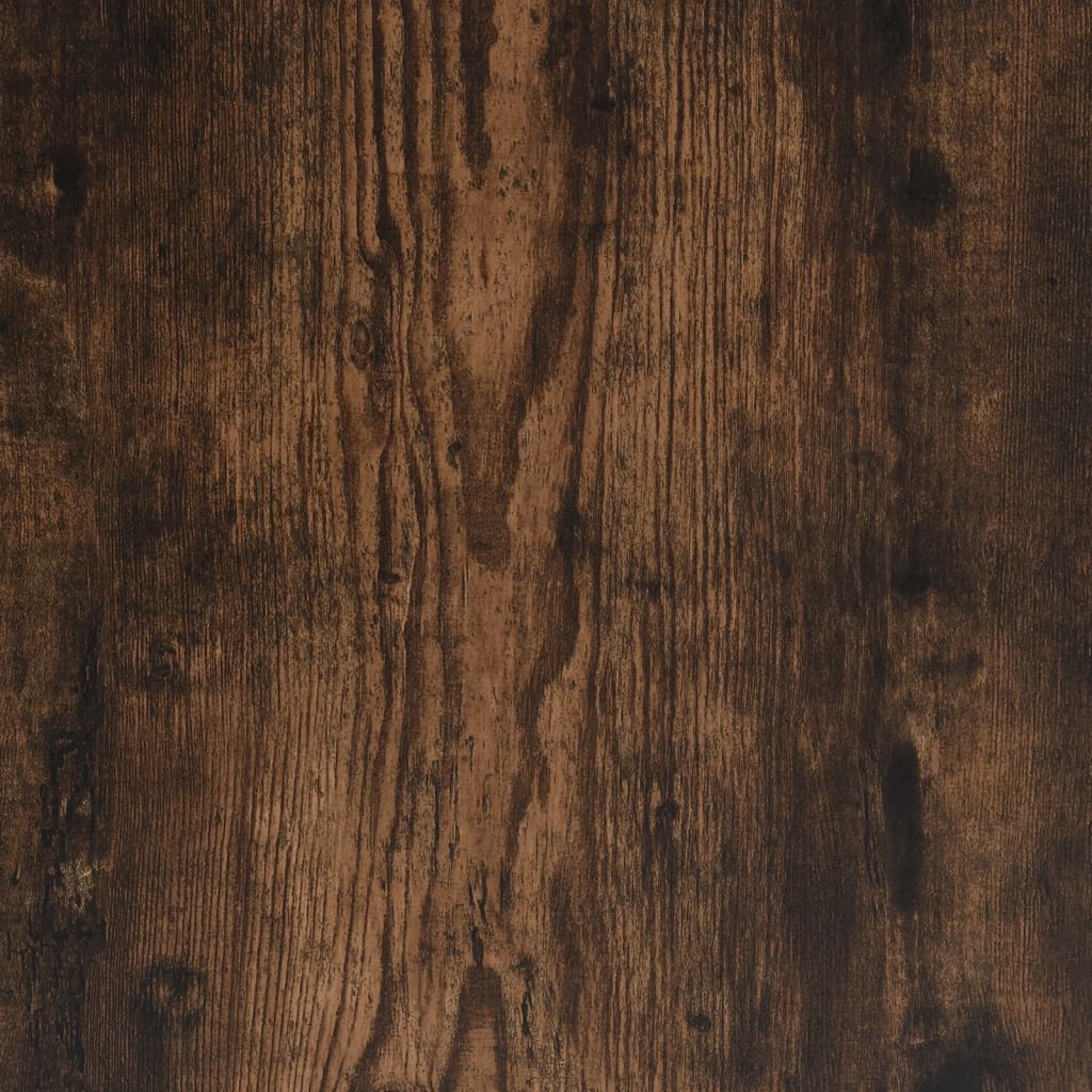 vidaXL Bijzettafel 50x26x50 cm bewerkt hout gerookt eikenkleurig