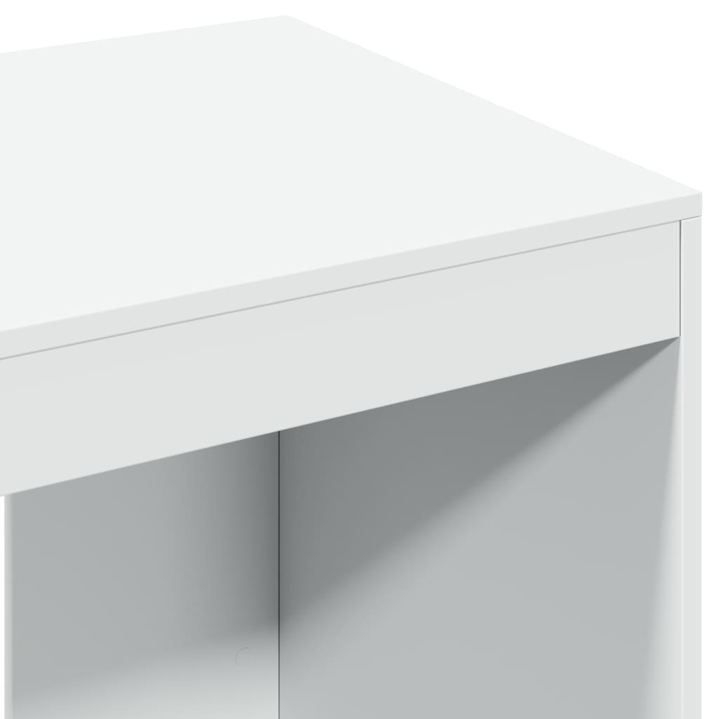 vidaXL Bureau 103,5x56,5x94 cm bewerkt hout wit