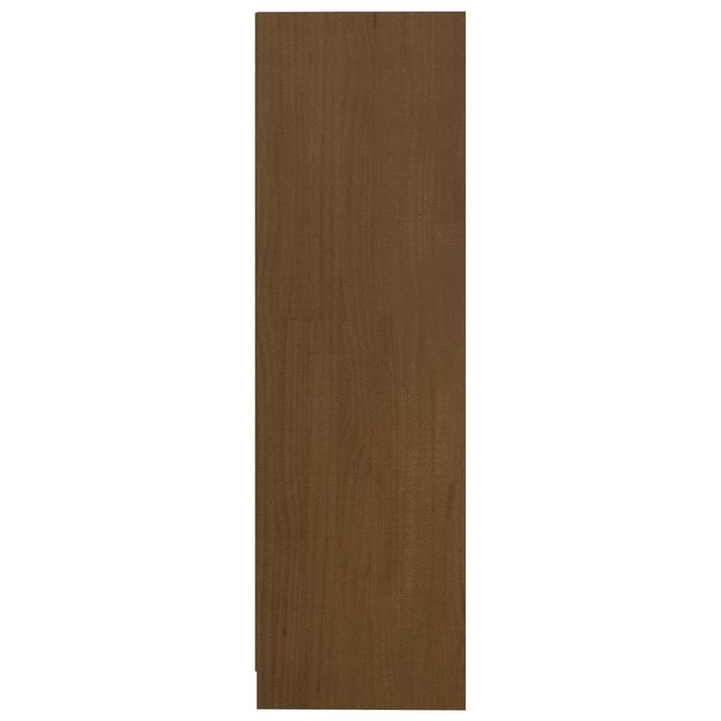 vidaXL Boekenkast 70x33x110 cm massief grenenhout honingbruin