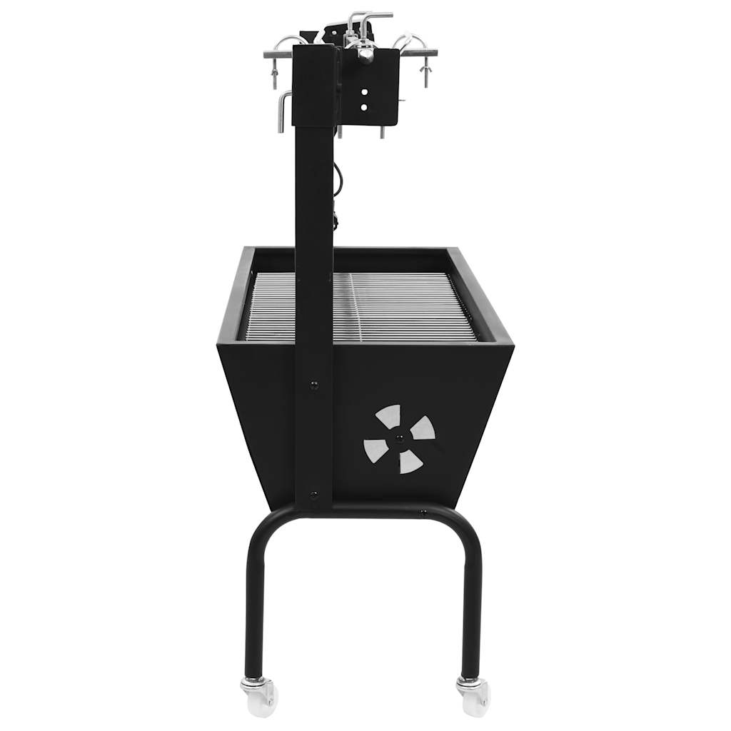BBQ Draaispit met motor staal 1200 mm BBQ Draaispit met motor staal 1200 mm
