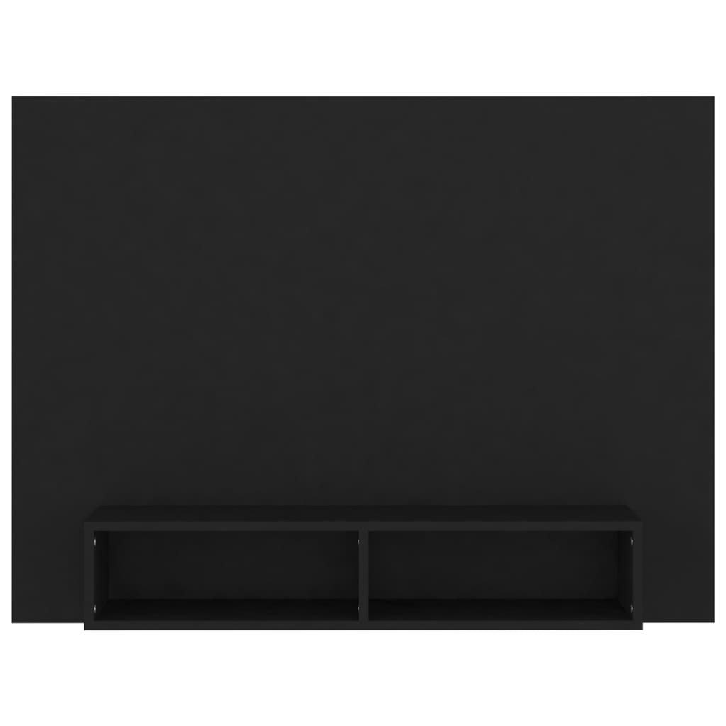 vidaXL Tv-wandmeubel 120x23,5x90 cm bewerkt hout zwart