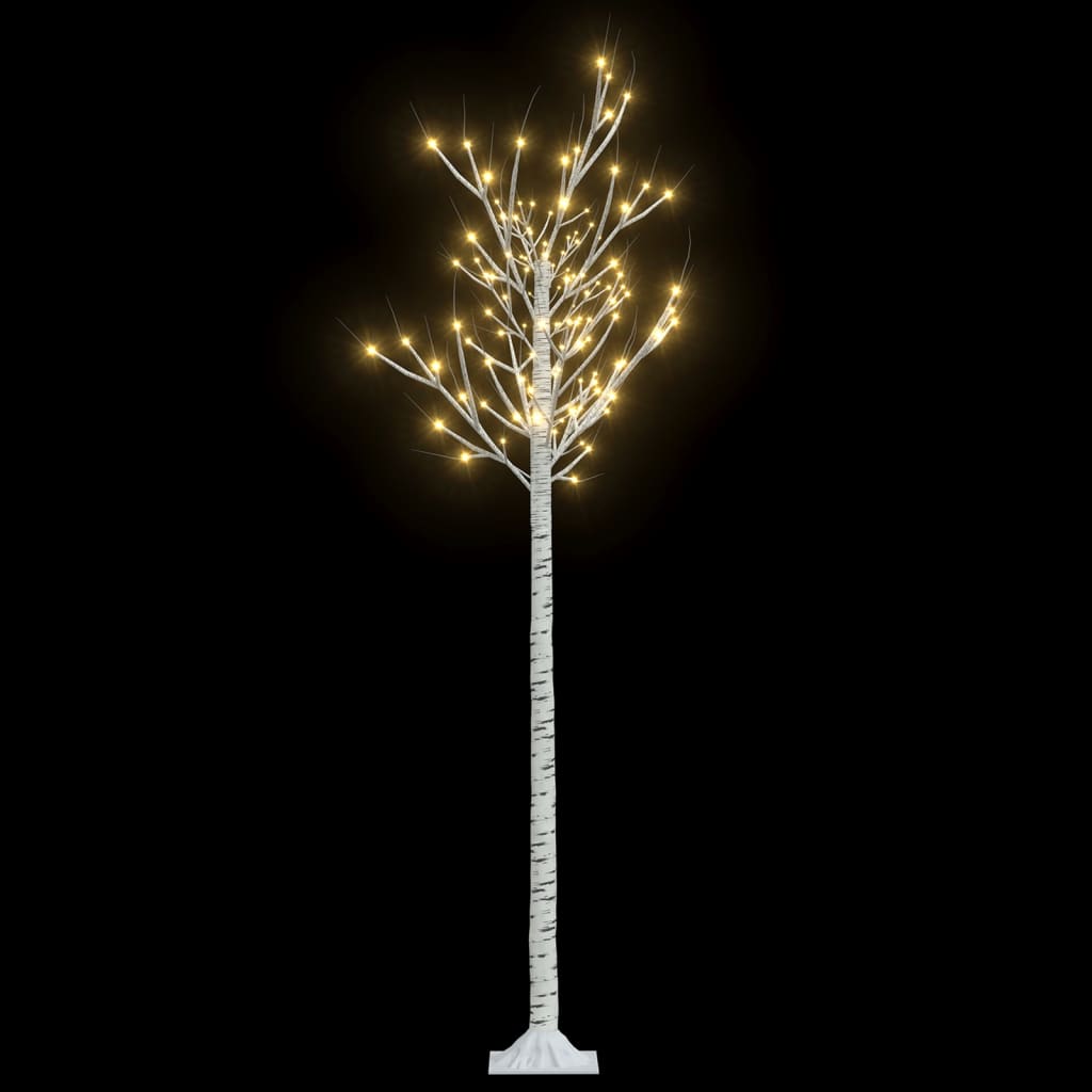 vidaXL Kerstboom wilg met 180 warmwitte LED's binnen en buiten 1,8 m