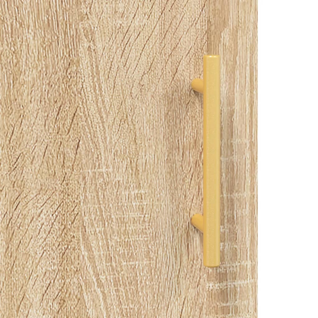 vidaXL Salontafel 90x50x40 cm bewerkt hout sonoma eikenkleurig