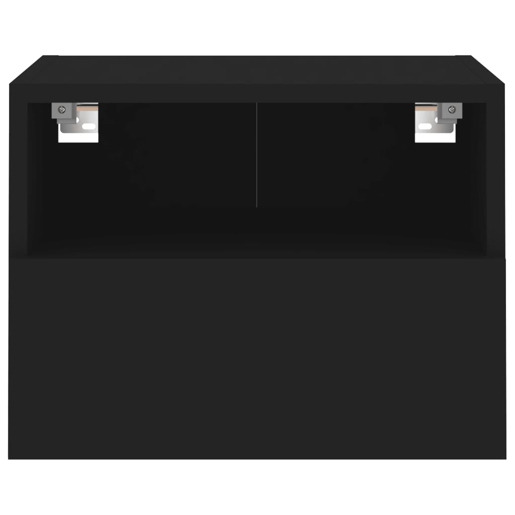 vidaXL Tv-wandmeubel 40x30x30 cm bewerkt hout zwart