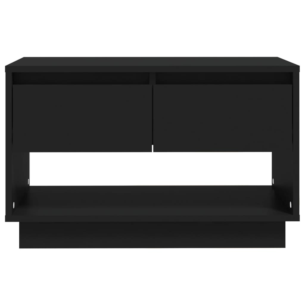 vidaXL Tv-meubel 70x41x44 cm spaanplaat zwart
