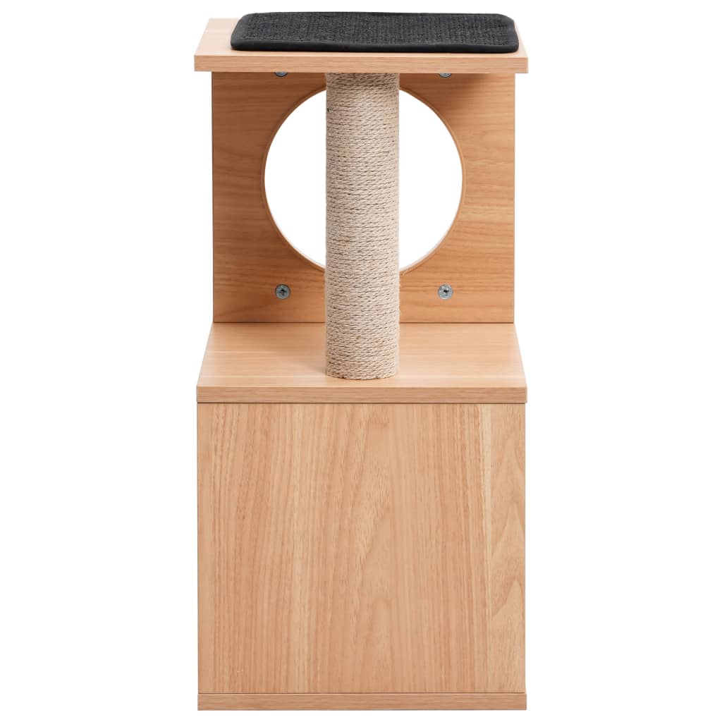 vidaXL Kattenkrabpaal met sisal krabmat 60 cm