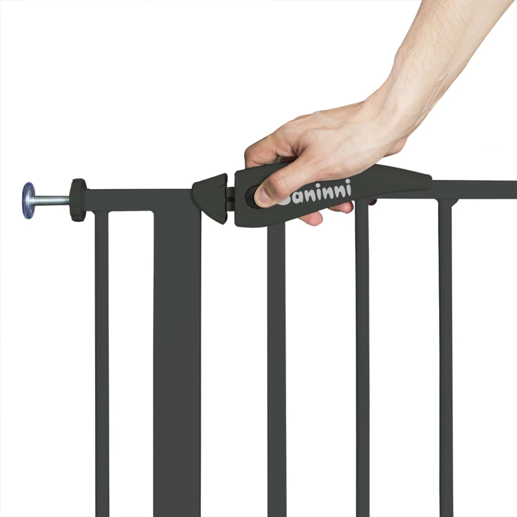 Baninni Traphekje Vicino 75-85 cm metaal donkergrijs