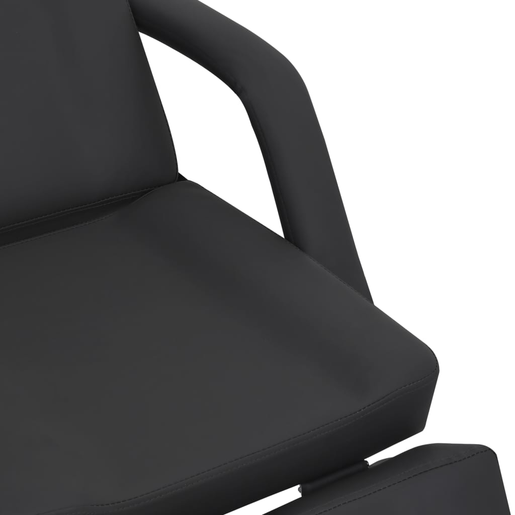 vidaXL Behandelstoel 180x62x78 cm kunstleer zwart