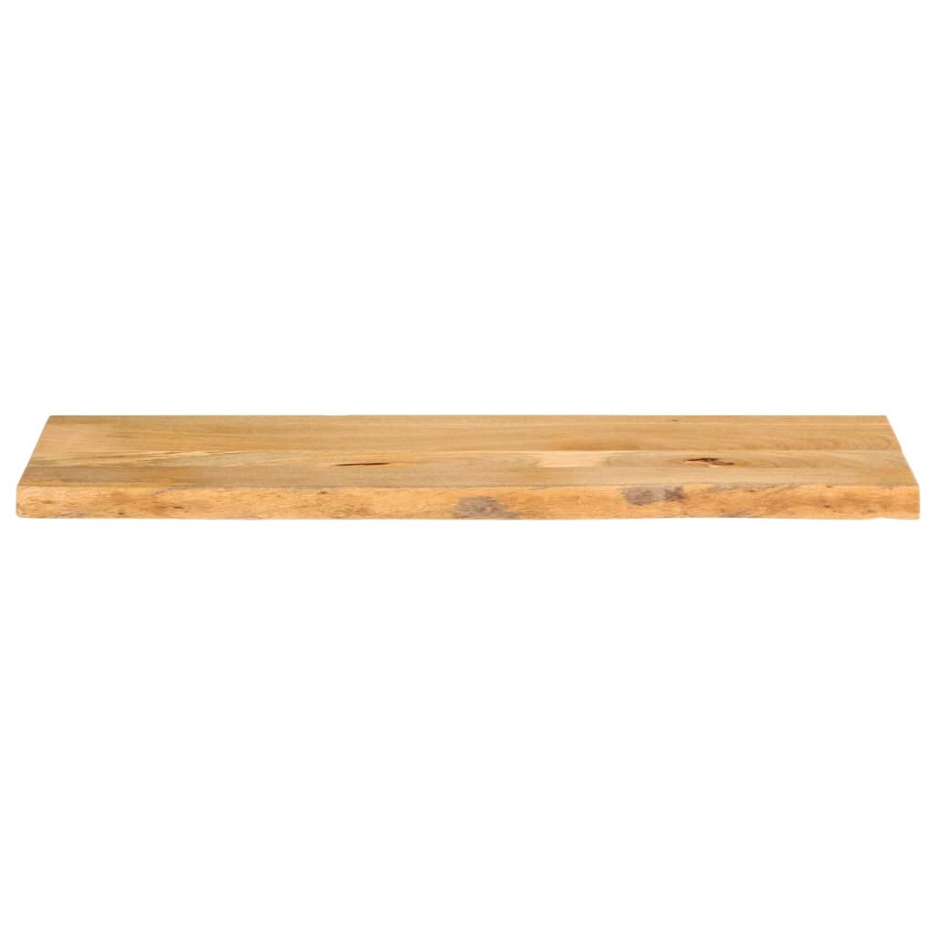 vidaXL Tafelblad met natuurlijke rand 100x40x2,5 cm massief mangohout