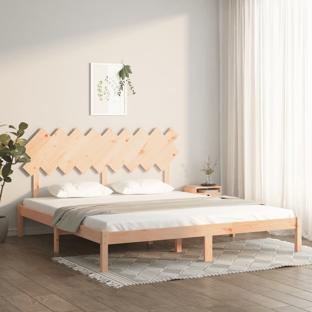 vidaXL Bedframe massief hout 180x200 cm