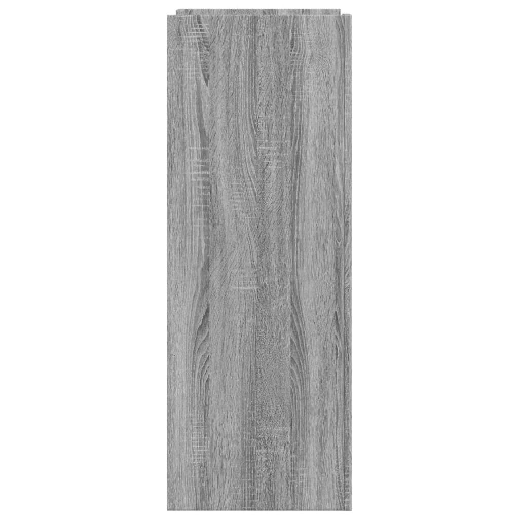 vidaXL Schoenenkast 52x37,5x100 cm bewerkt hout grijs sonoma eiken