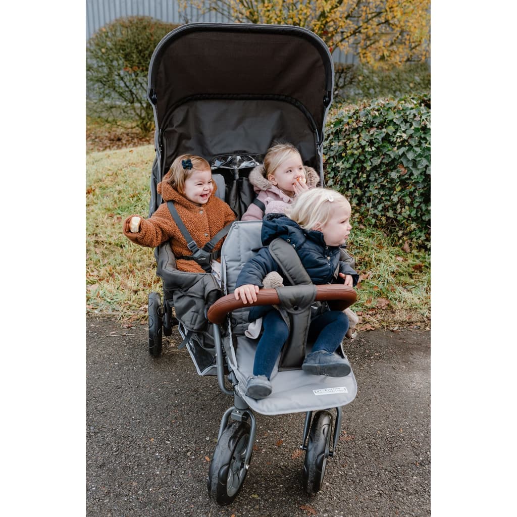 CHILDHOME Drielingbuggy antraciet