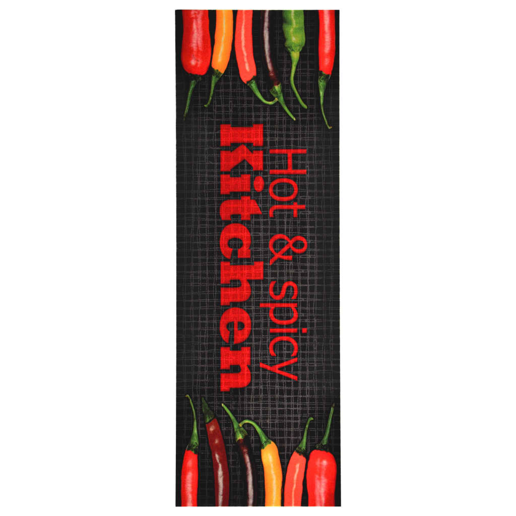 vidaXL Keukenmat wasbaar Hot & Spicy 60x300 cm