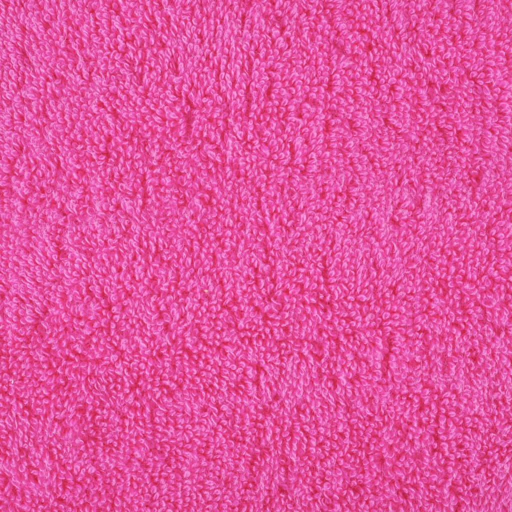 vidaXL Handdoeken 10 st 600 g/m² 100x200 cm 100% katoen roze