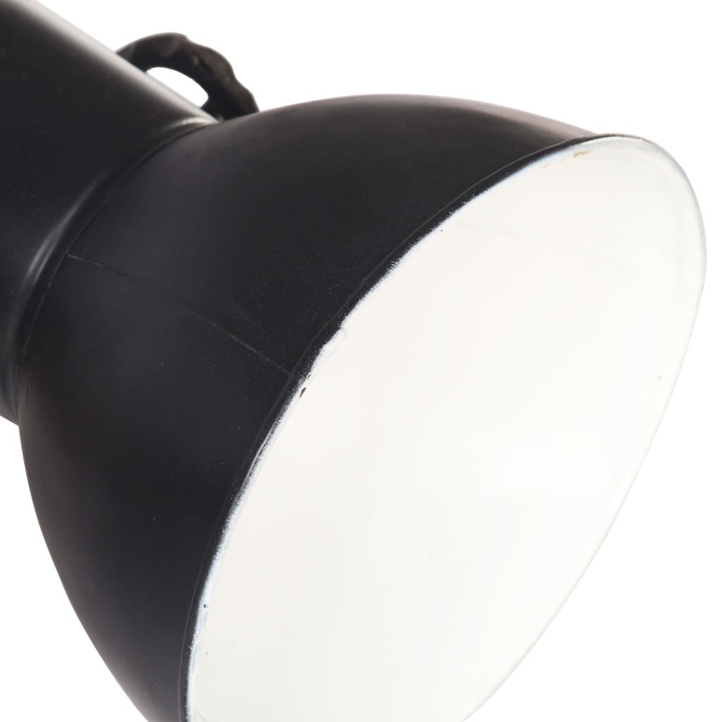 vidaXL Wandlamp industrieel E27 65x25 cm zwart