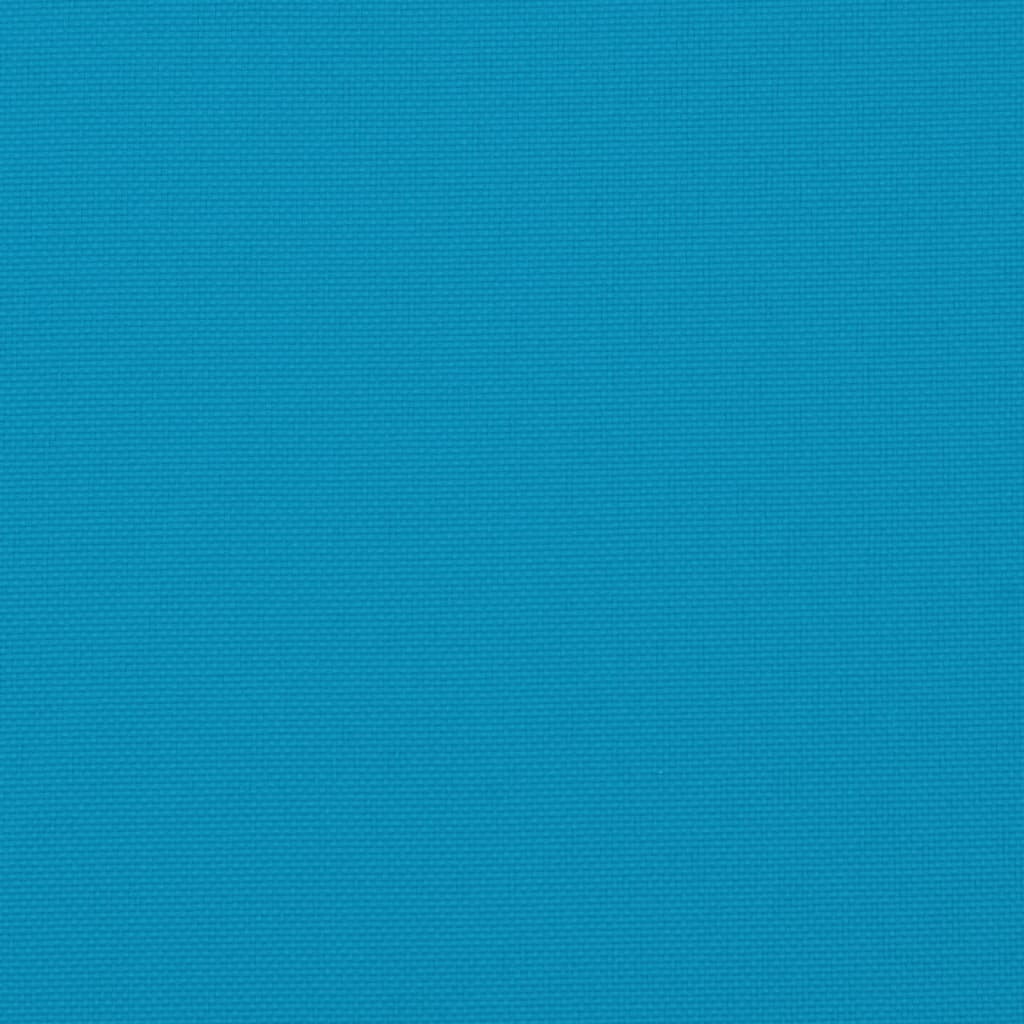 vidaXL Palletkussen 50x50x12 cm stof blauw
