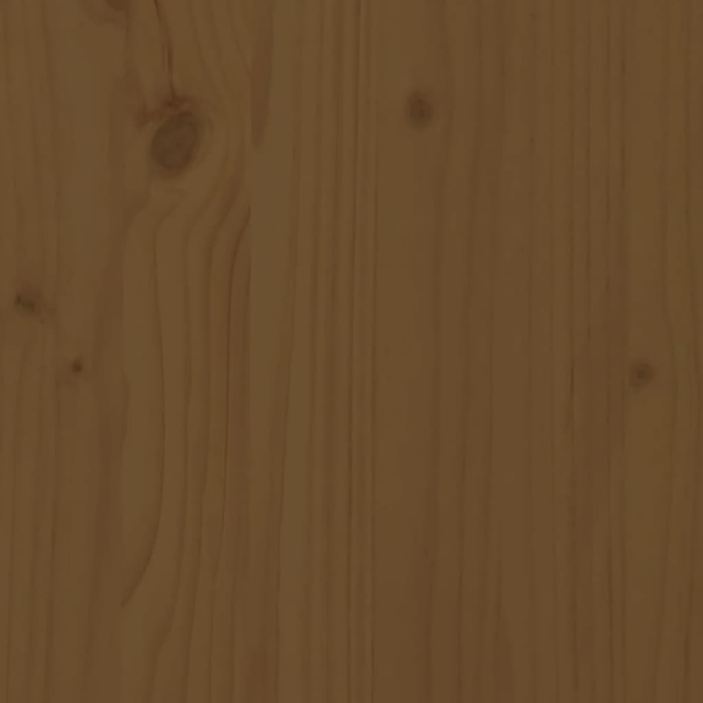 vidaXL Seniorenbed massief grenenhout honingbruin 150x200 cm