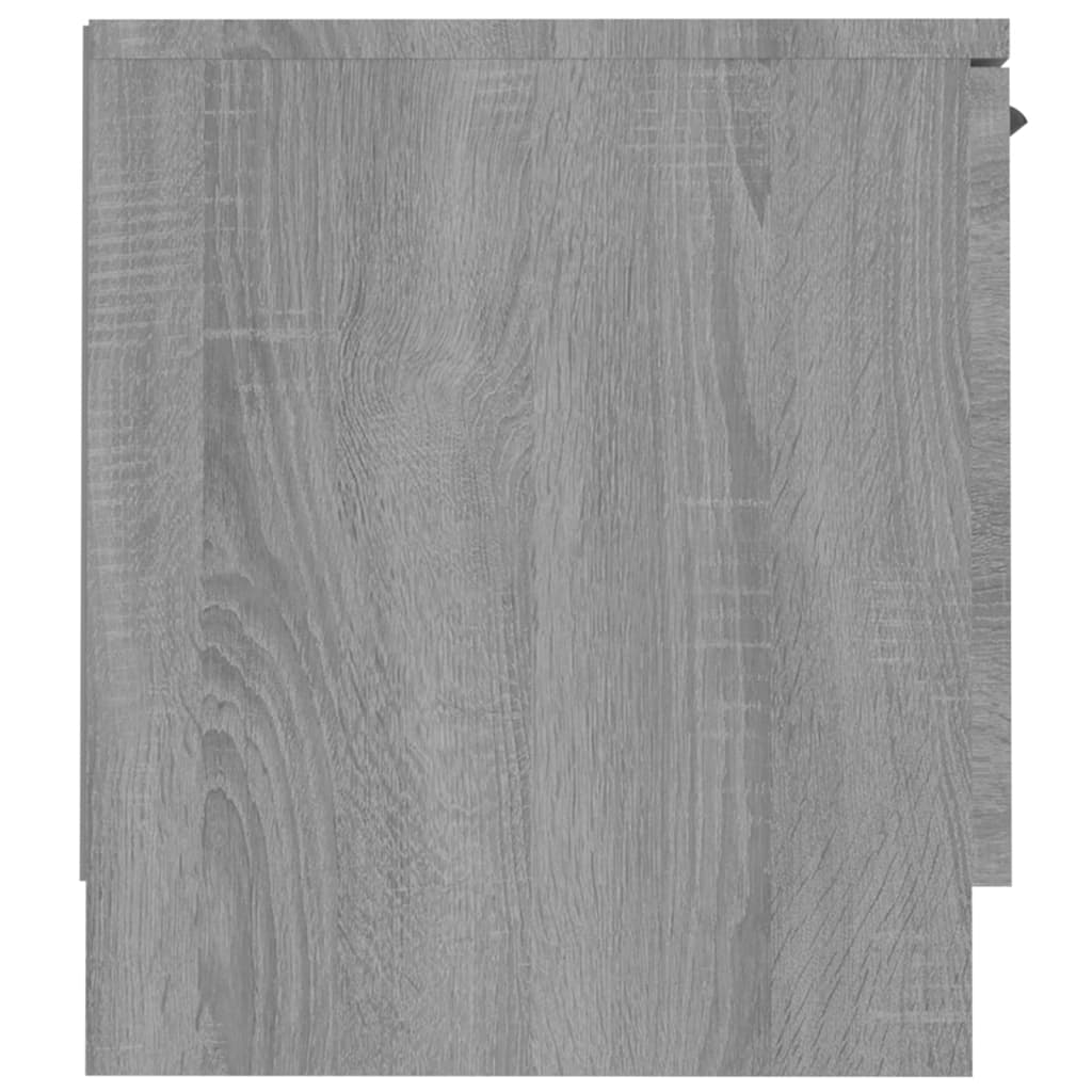 vidaXL Tv-meubel 140x35x40 cm bewerkt hout grijs sonoma eikenkleurig