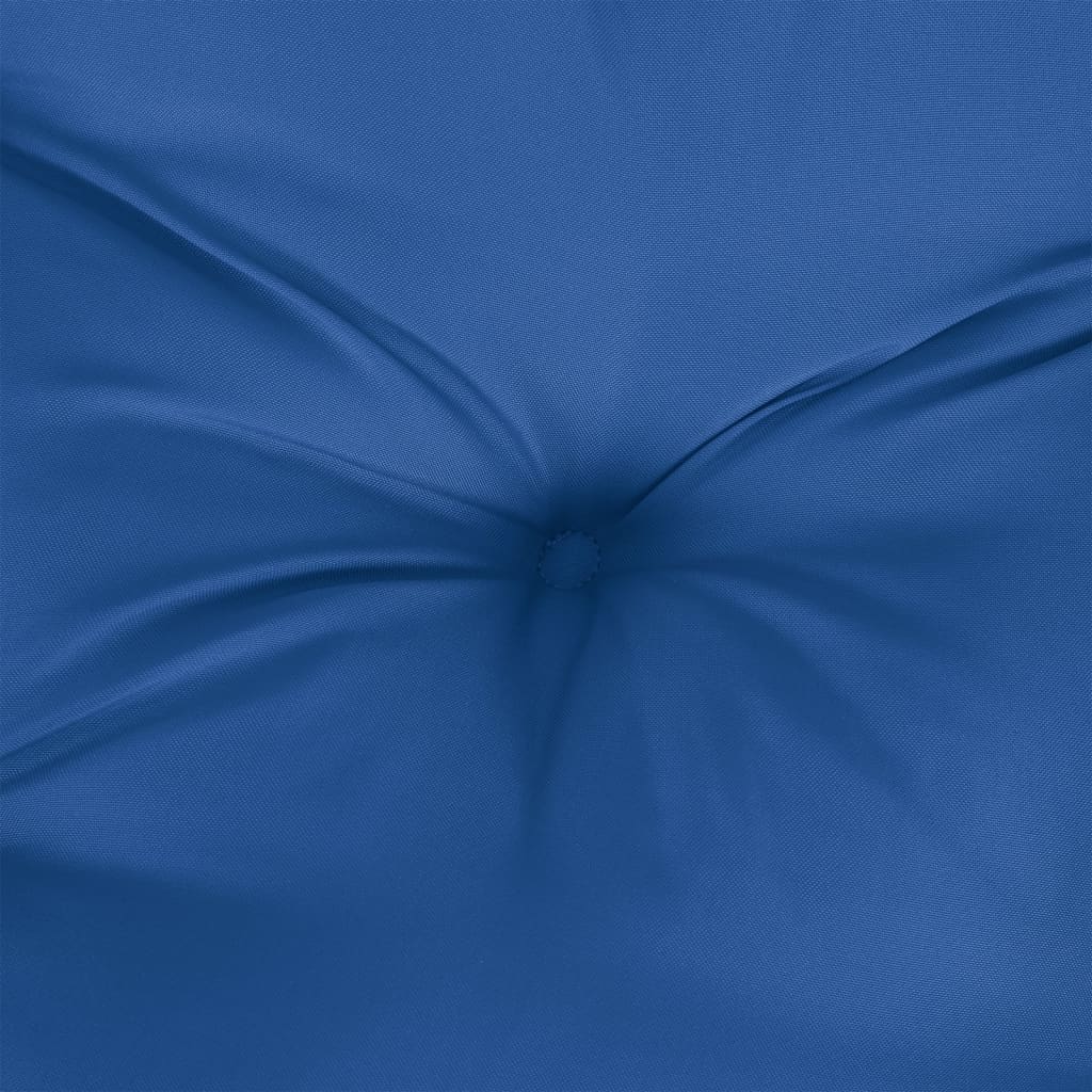 vidaXL Stoelkussens 2 st hoge rug oxford stof koningsblauw