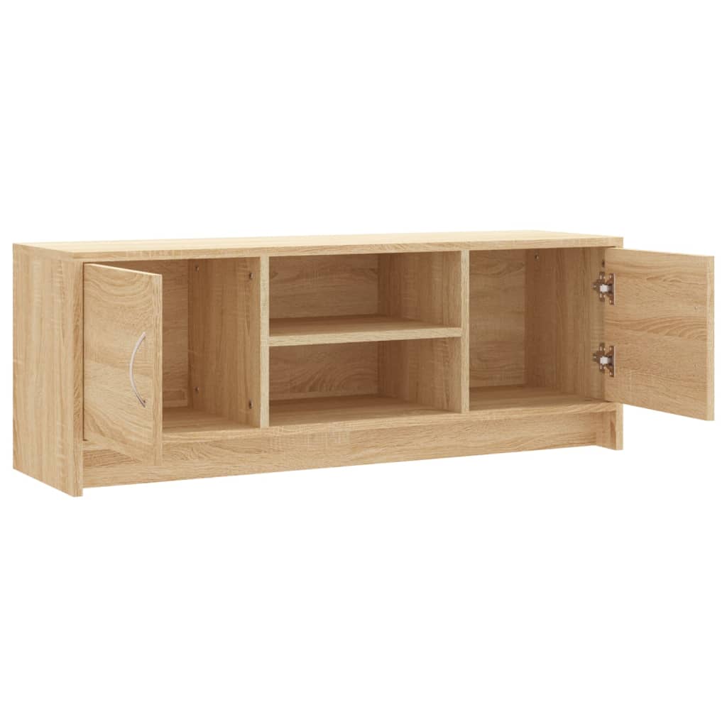 vidaXL Tv-meubel 102x30x37,5 cm bewerkt hout sonoma eikenkleurig