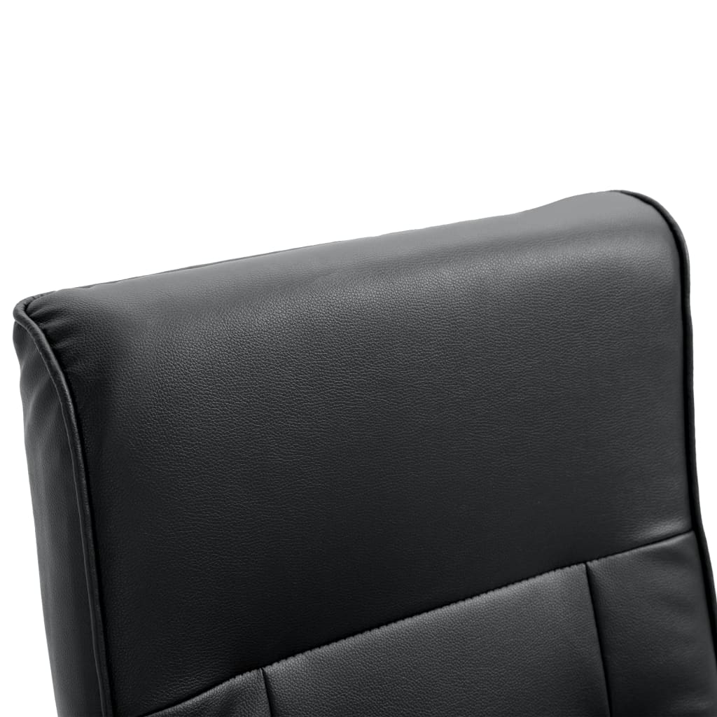 vidaXL Massagestoel kunstleer zwart
