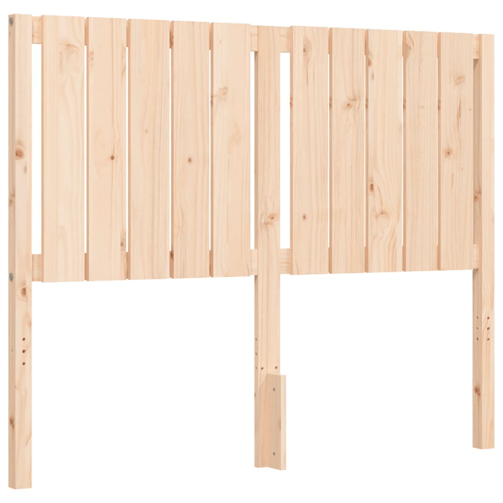 vidaXL Bedframe met hoofdbord massief hout 120x200 cm