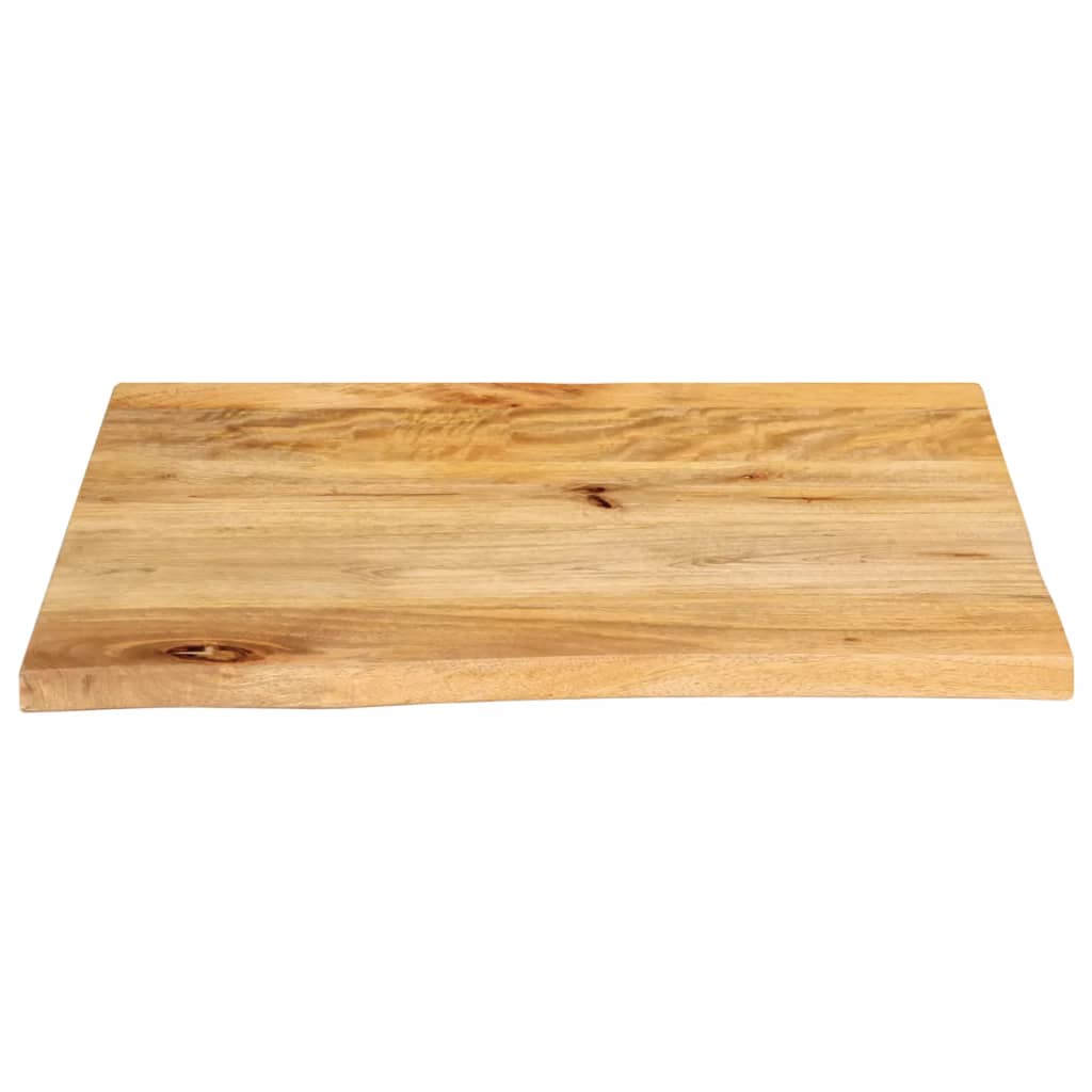 vidaXL Tafelblad met natuurlijke rand 40x40x2,5 cm massief mangohout