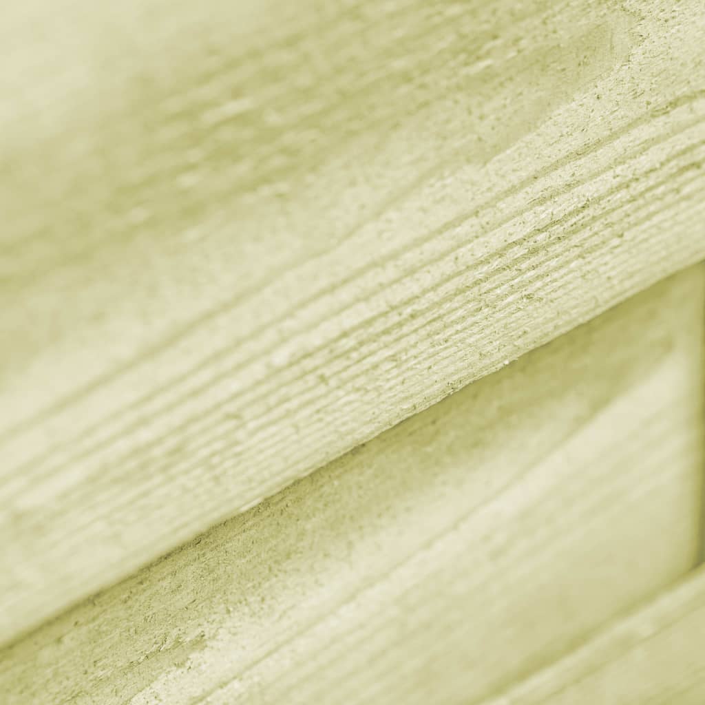 vidaXL Poort 100x125 cm geïmpregneerd grenenhout groen