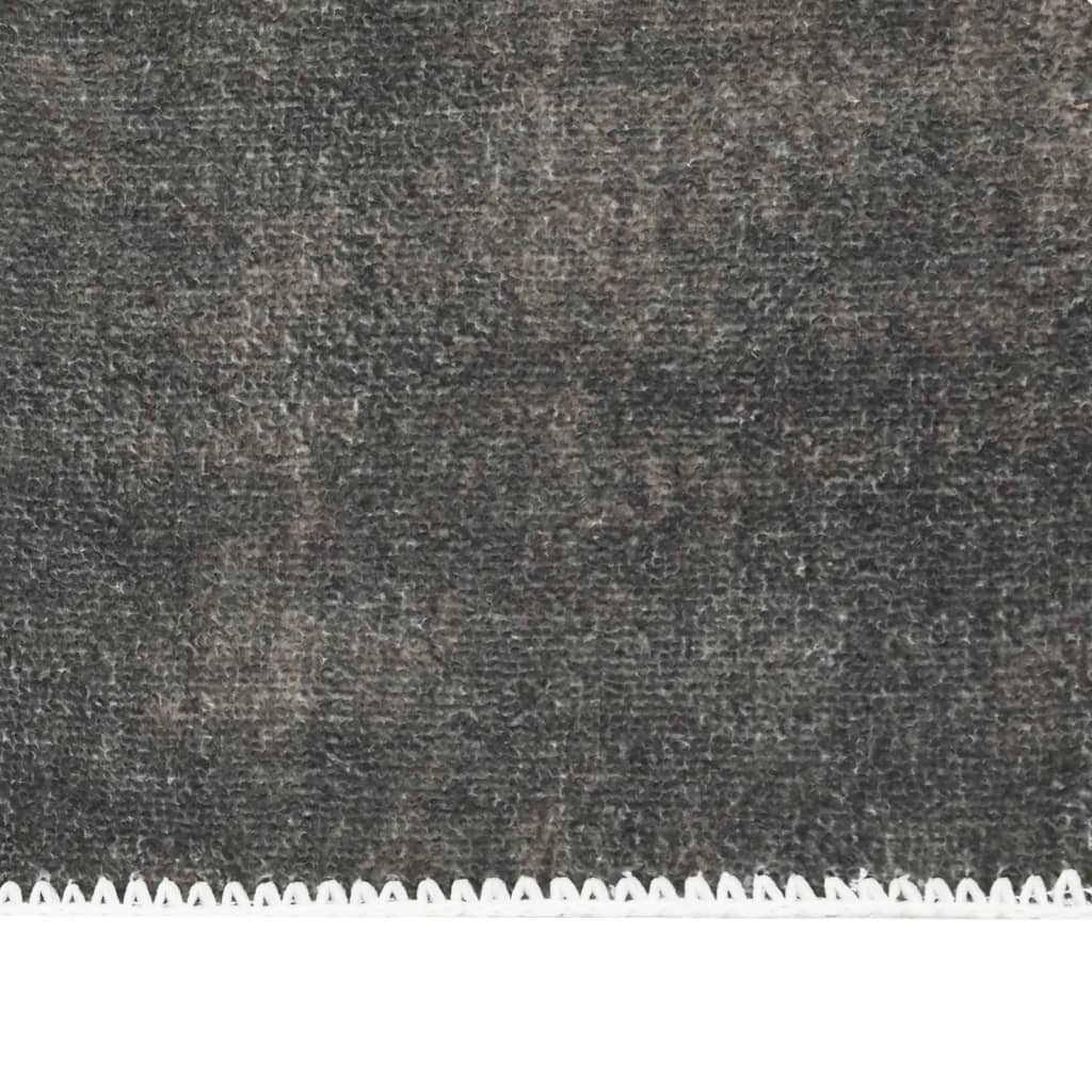 vidaXL Vloerkleed wasbaar opvouwbaar 160x230 cm polyester taupe