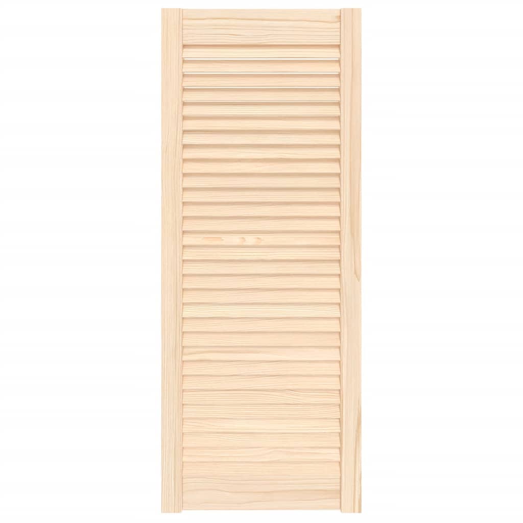 Kastdeur met lamellen 39,5x49,4 cm massief grenenhout wit kopen