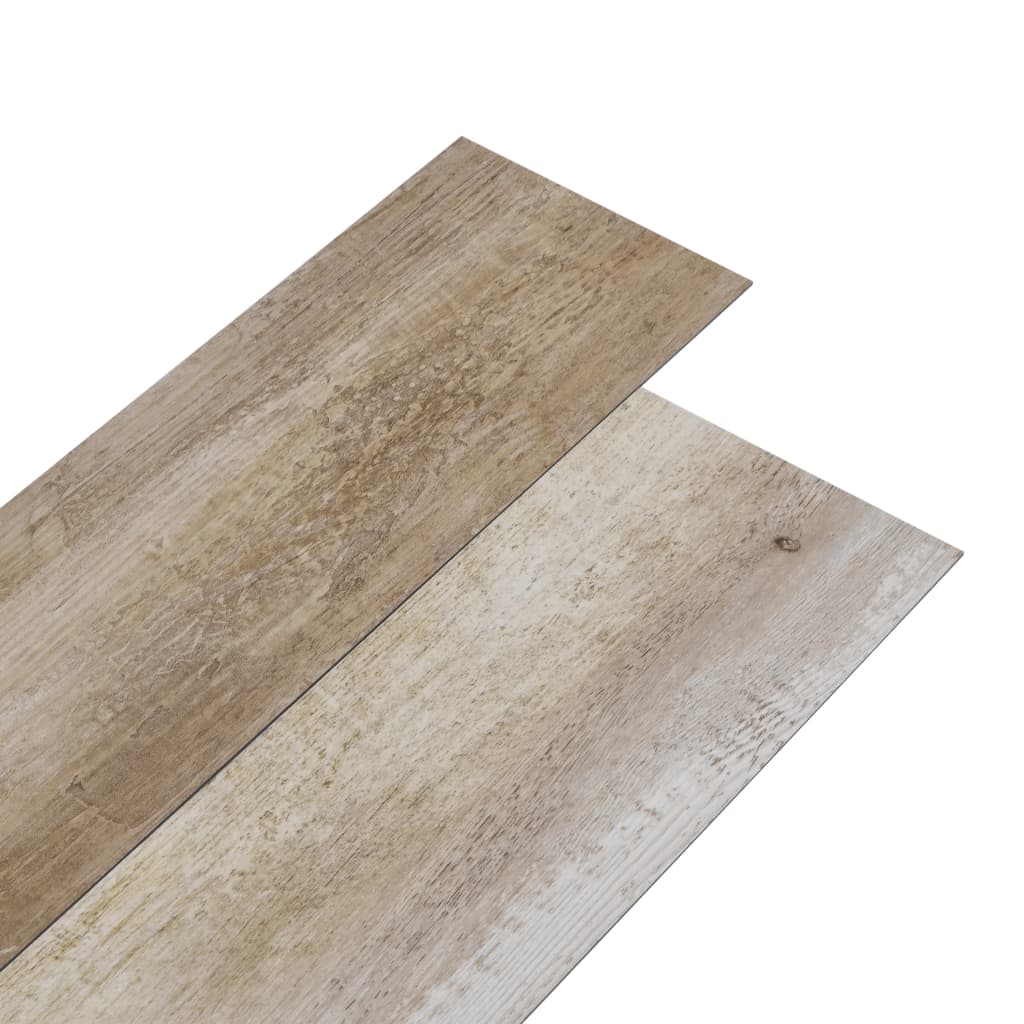 vidaXL Vloerplanken niet-zelfklevend 5,26 m² 2 mm PVC woodwash