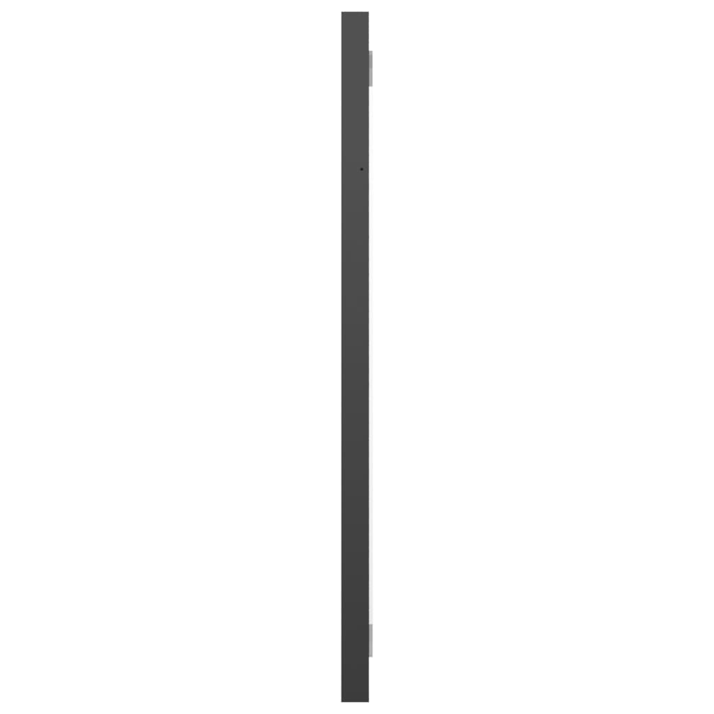 vidaXL 2-delige Badkamermeubelset bewerkt hout hoogglans zwart