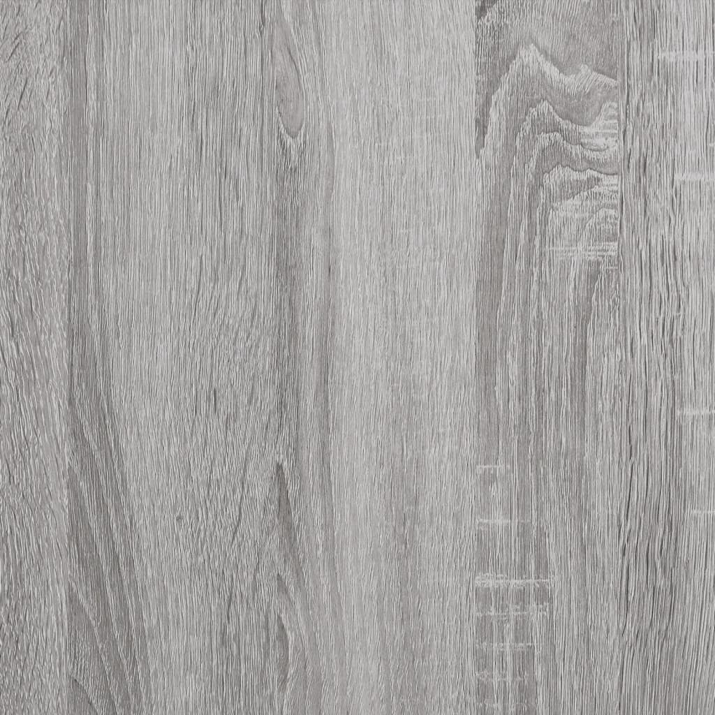 vidaXL Salontafel 107x107x40 cm bewerkt hout grijs sonoma eikenkleurig