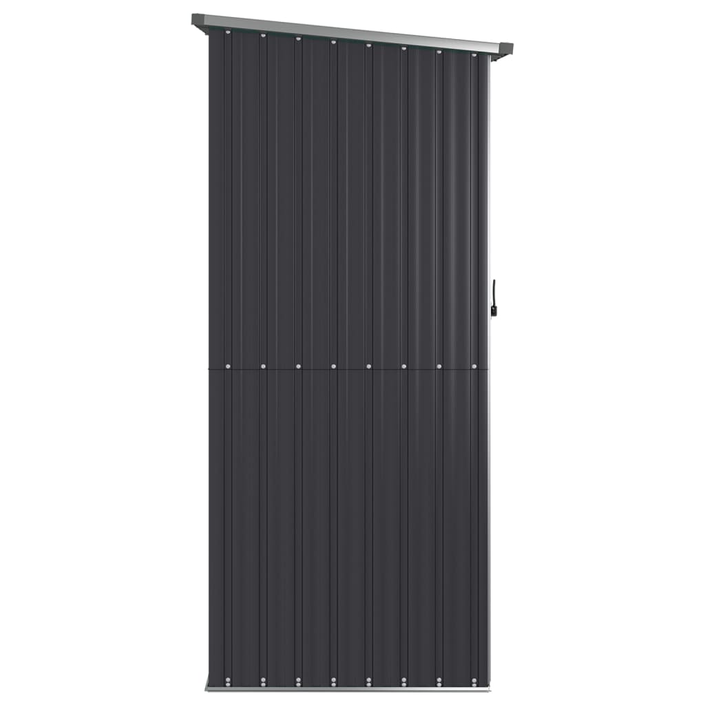 vidaXL Tuinschuur 118,5x97x209,5 cm gegalvaniseerd staal antraciet