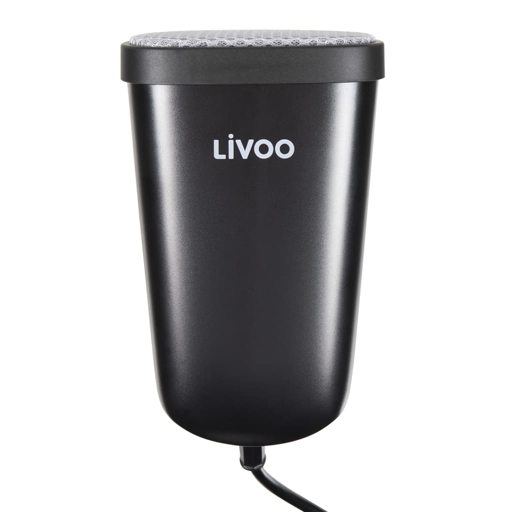 Livoo Kledingstomer compact 800 W zwart en wit