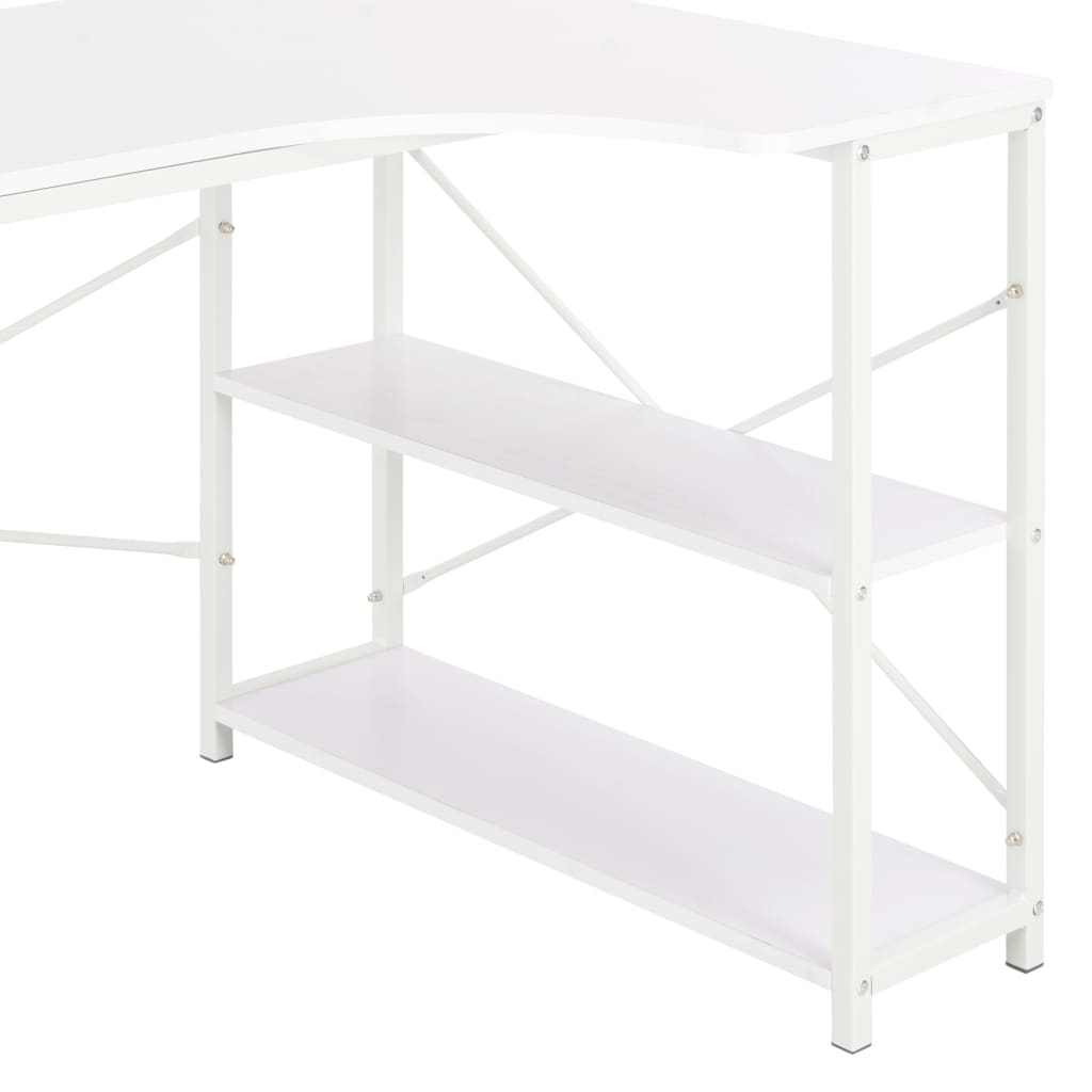 vidaXL Computerbureau 120x72x70 cm wit