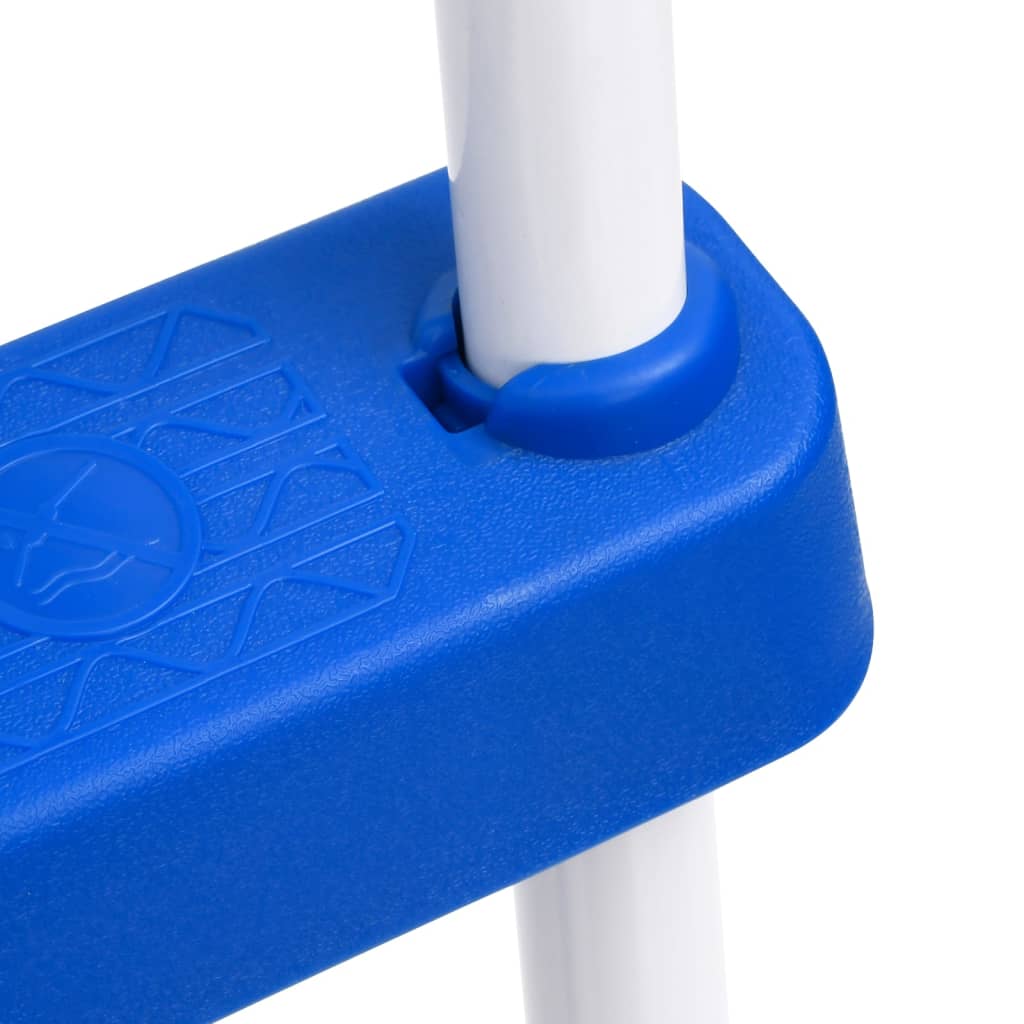 vidaXL Zwembadladder 84 cm blauw en wit