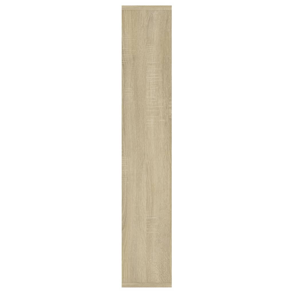 vidaXL Wandschap 36x16x90 cm bewerkt hout sonoma eikenkleurig