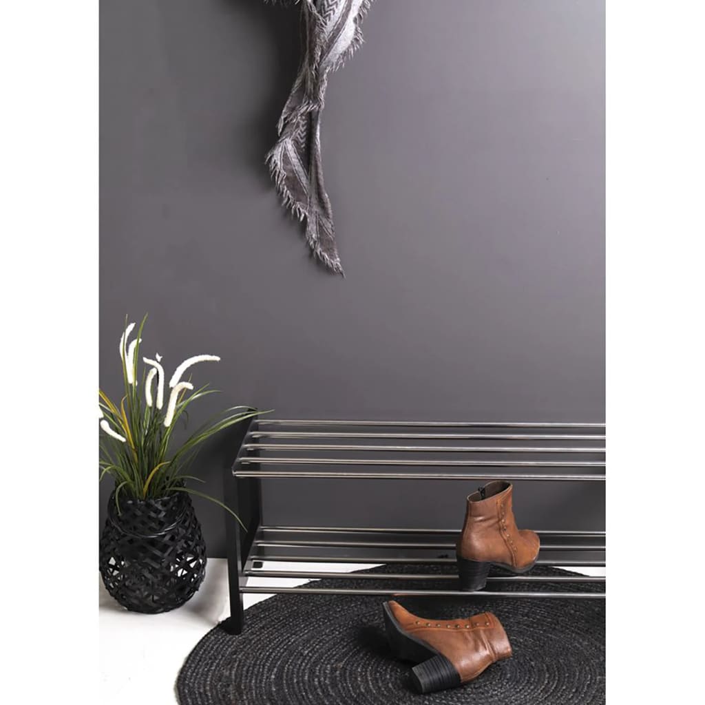 House Nordic schoenenrek Kaia metaal zwart