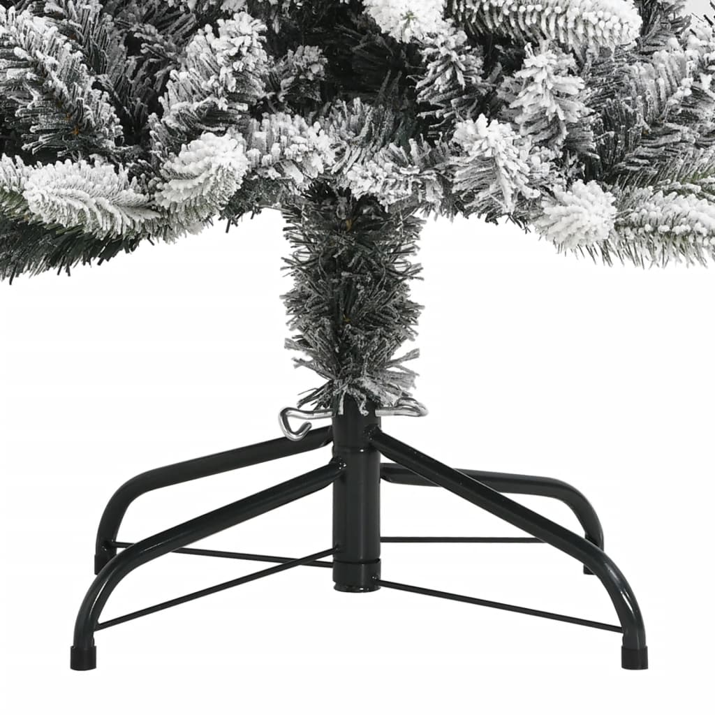 vidaXL Kunstkerstboom met sneeuw 180 cm PVC en PE