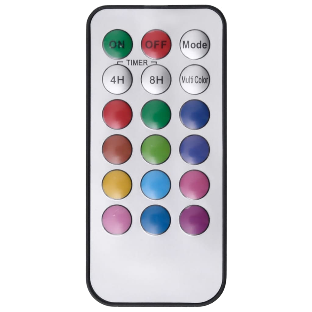 vidaXL 5-delige Kaarsenset met afstandsbediening LED meerkleurig
