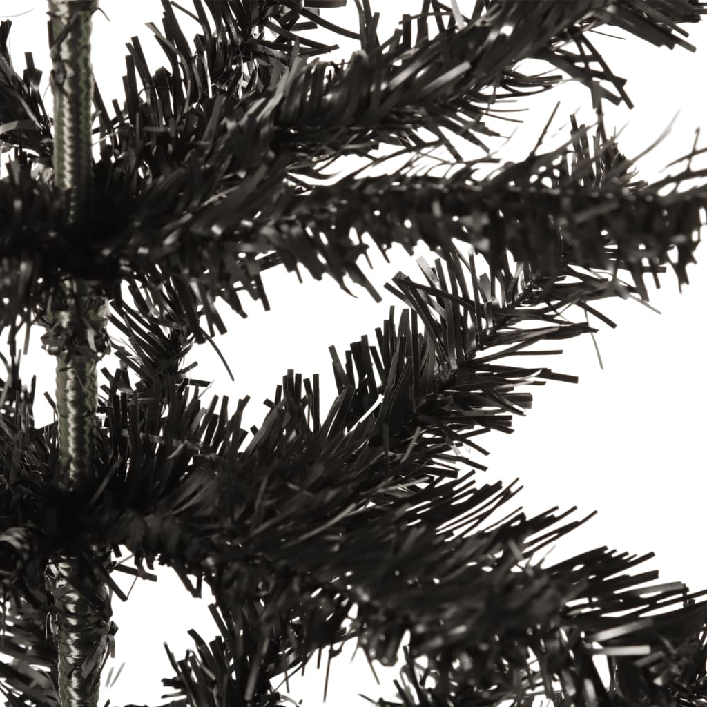 vidaXL Kerstboom smal 120 cm zwart