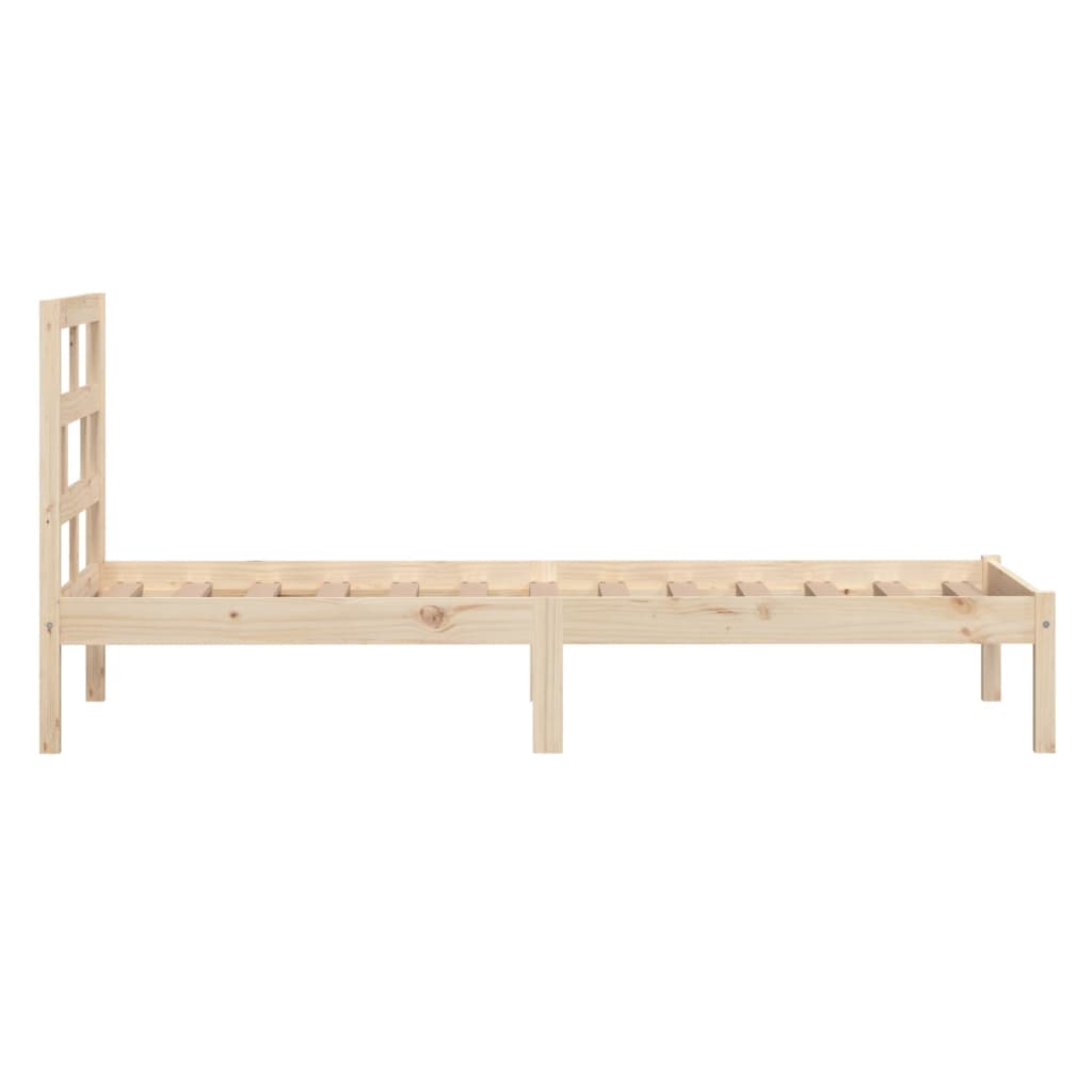 vidaXL Bedframe massief hout 90x190 cm