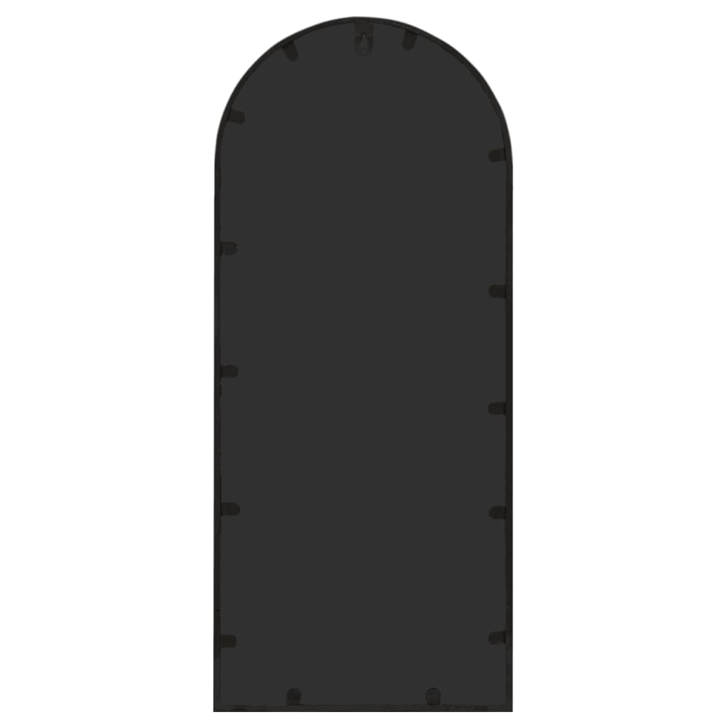 Tuinspiegel 100x45 cm ijzer zandkleurig
